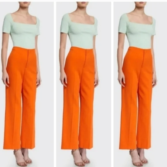 Alice + Olivia Lorinda Super High-Waist Ankle Pants Size 0 - Picture 2 of 9